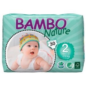 Πάνα Bambo Nature No.2 Mini (3-6kg) Συσκευασία 30 Τεμαχίων