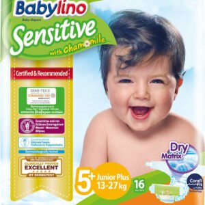 Babylino Sensitive Chamomile Πάνες με Αυτοκόλλητο No. 5+ για 13-27kg 16τμχ