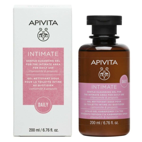 Apivita Intimate Daily pH 5 Gel Καθαρισμού με Χαμομήλι & Πρόπολη 200ml