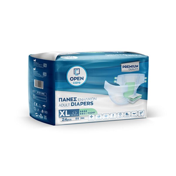 Open Care Πάνες Ακράτειας XLarge 24τμχ