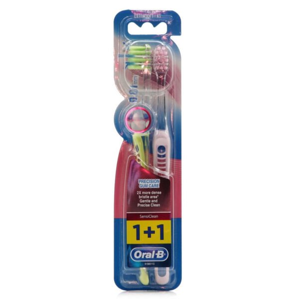 Oral-B Sensiclean Οδοντόβουρτσα Extra Soft 2τμχ