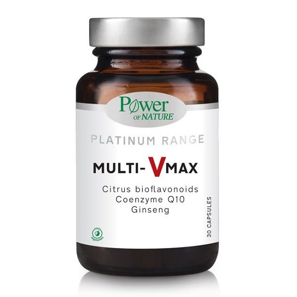 Power Health Power Of Nature Platinum Range Multi-Vmax Βιταμίνη για Ενέργεια & το Ανοσοποιητικό 30 κάψουλες