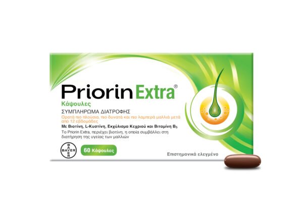Priorin Extra για την Υγεία των Μαλλιών 60 κάψουλες