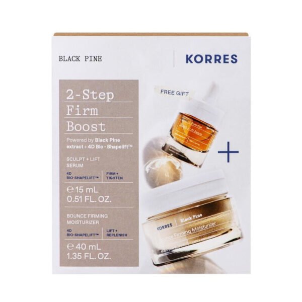 Korres Promo Black Pine Day Cream Lift & Replenish 40ml & Sculpt & Lift Serum 15 Ml Box 2024