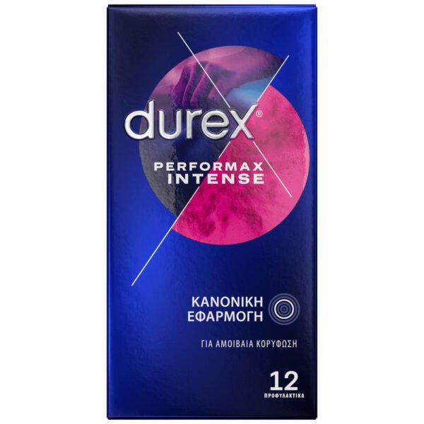 Durex Προφυλακτικά Performax Intense με Επιβραδυντικό και Ραβδώσεις 12τμχ - Image 2