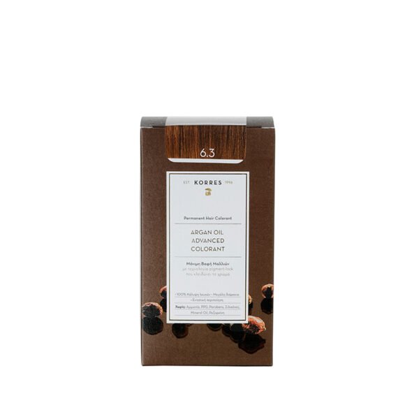 Korres Argan Oil Advanced Colorant 6.3 Ξανθό Σκούρο Μελί 50ml