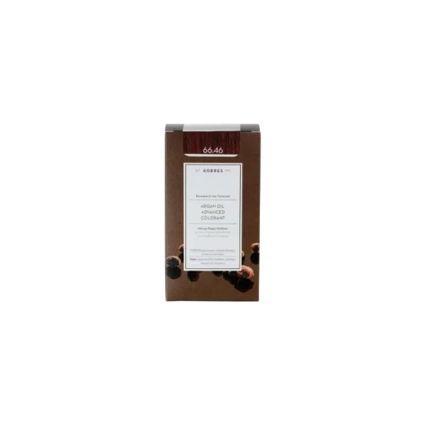 Korres Argan Oil Advanced Colorant 66.46 Έντονο Κόκκινο Βουργουνδίας 50ml