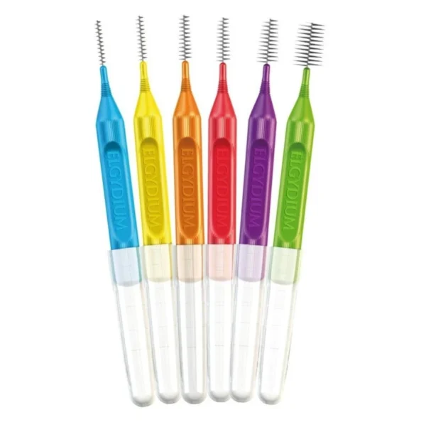 Elgydium Clinic Mono Compact Μεσοδόντια Βουρτσάκια 0.4mm Μπλε 4τμχ