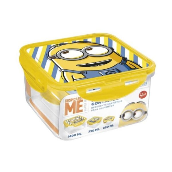 Stor Πλαστικό Παιδικό Σετ Φαγητού 1.4lt Minions
