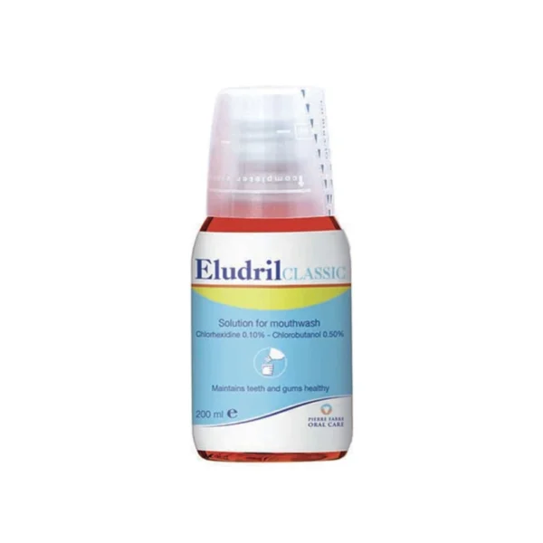 Elgydium Eludril Classic Στοματικό Διάλυμα για την Ουλίτιδα κατά της Πλάκας 200ml