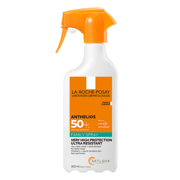 La Roche Posay Anthelios Family Αδιάβροχη Αντηλιακή Λοσιόν για το Σώμα SPF50 σε Spray 300ml