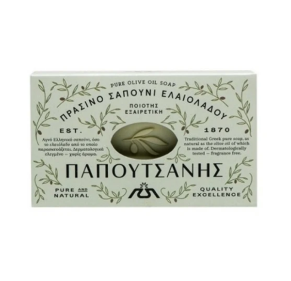 Papoutsanis Pure Olive Soap σαπούνι πράσινο 250gr
