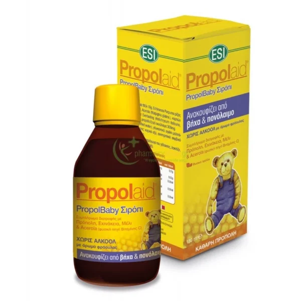 ESI Propolaid Baby Σιρόπι για Παιδιά χωρίς Γλουτένη Φράουλα 180ml