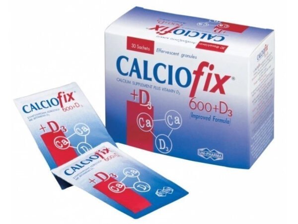 Intermed Calciofix Κοκκία 600mg Ασβεστίου & 200iu D3 30 Φακελίσκοι
