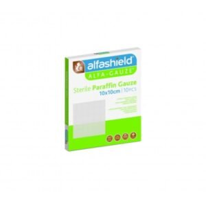 Alfashield Alfa-Gauze Sterile Paraffin Gauze 10x10cm 10τμχ