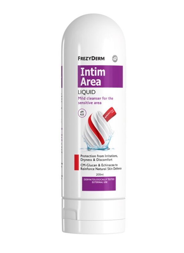 Frezyderm Intim Area Liquid Καθαριστικό Ευαίσθητης Περιοχής, pH 4.0  200ml