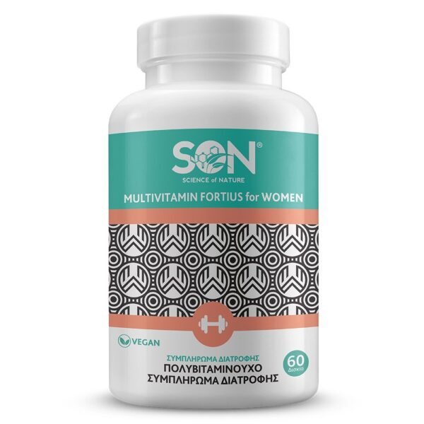SON Multivitamin Fortius Women Πολυβιταμινούχο Συμπλήρωμα Διατροφής, 60κάψουλες