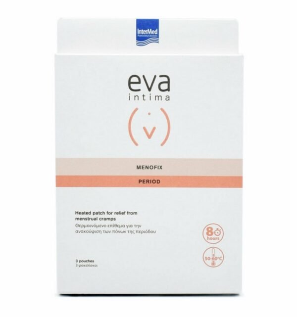 InterMed Eva Intima MenoFix Period Θερμενόμενο Επίθεμα για την Ανακούφηση των Πόνων της Περιόδου, 3 τεμάχια