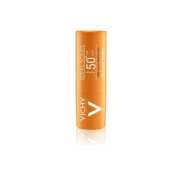 Vichy Ideal Soleil SPF 50 Αντιηλιακό Στικ Για Ευαίσθητες Ζώνες 9 gr