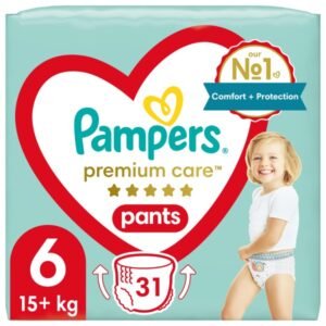 Pampers Premium Care Pants Μέγεθος 6 (15+kg) 31τμχ