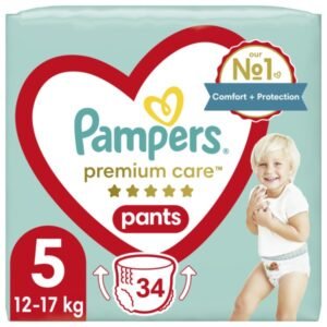Pampers Premium Care Pants No5 (12-17kg) 34τμχ