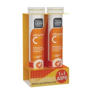 Pharmalead Vitamin C 1000mg 20 Αναβράζοντα Δισκία 1+1 Δώρο