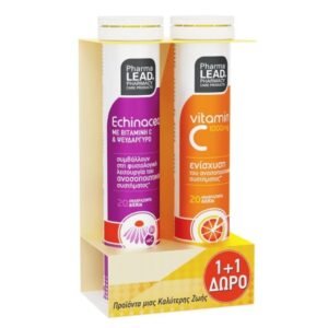 Pharmalead Echinacea Vitamin C Zinc 20 αναβράζοντα δισκία + Vitamin C 1000 2 x 20 αναβράζοντα δισκία