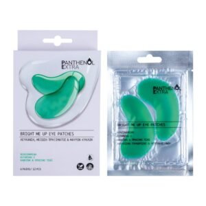 Panthenol Extra Bright Me Up Eye Patches για Λάμψη Λεύκανση Μείωση πρηξίματος & μαύρων κύκλων 6 pairs Με νιασιναμίδη, βιταμινη C ,καφεϊνη και πράσινο τσαϊ