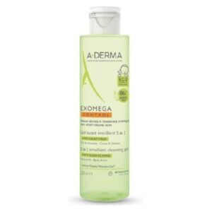 A-Derma Exomega Control Emollient Cleansing Gel 2 in 1 200ml