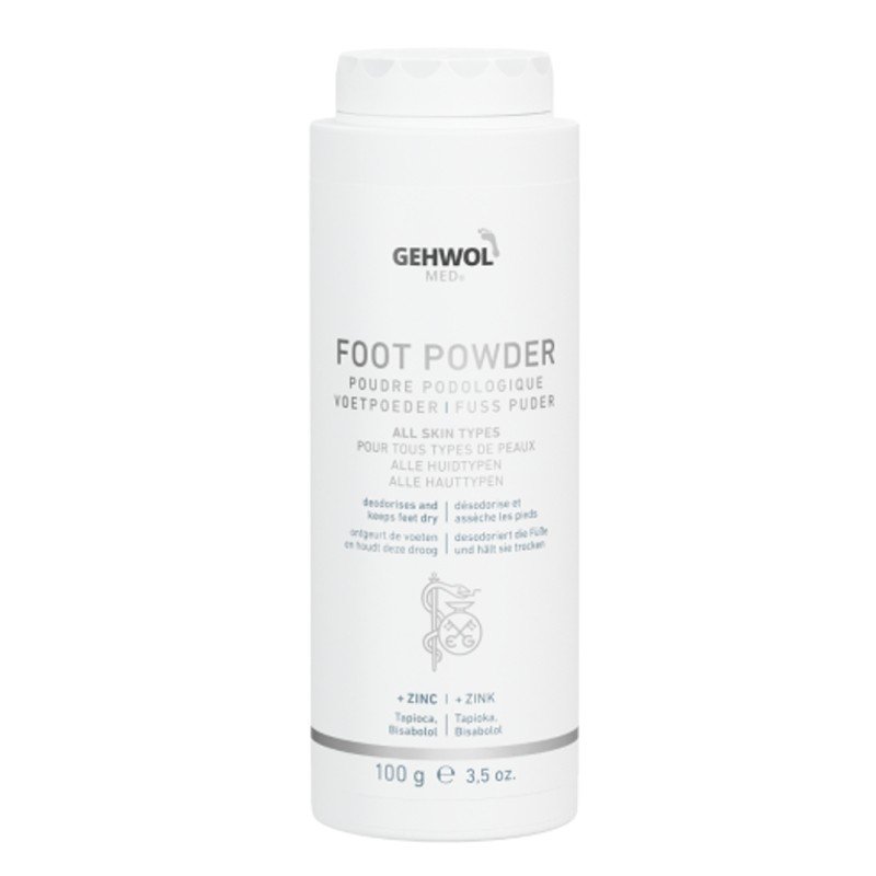 Gehwol Med Foot Powder +Zinc, Δραστική Πούδρα Ποδιών -100gr