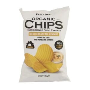Frezyderm Organic Chips Mediterranean Hummus, Βιολογικό Σνακ από Ρεβύθια με Χούμους, 85g