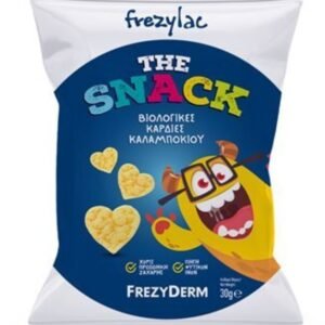 Frezyderm Frezylac The Snack Βιολογικές Καρδιές Καλαμποκιού, 30g