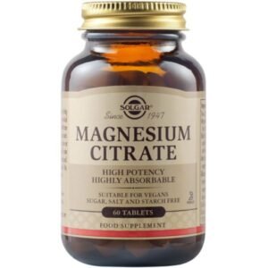 Solgar Magnesium Citrate 200mg , 60 Tablets