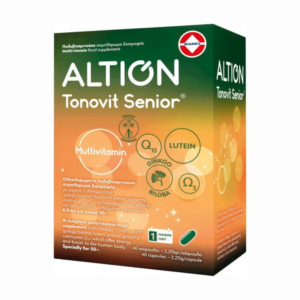 Altion Tonovit Senior Multivitamin – Πολυβιταμίνη Για Ενήλικες 50+, 30 μαλακές κάψουλες