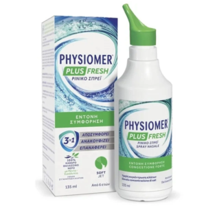 Physiomer Plus Fresh Ρινικό Σπρεϊ Express 3σε1, 135ml