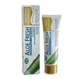 ESI Aloe Fresh Whitening Paste Λευκαντική Οδοντόκρεμα Κατάλληλη για Ομοιοπαθητική 100ml