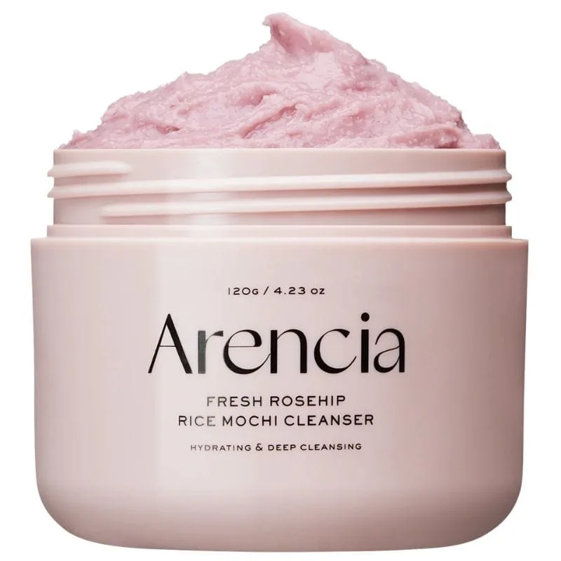Arencia Fresh Rosehip Mochi Cleanser Ενυδατικό Καθαριστικό Προσώπου Για Θαμπές & Ευαίσθητες Επιδερμίδες 120gr